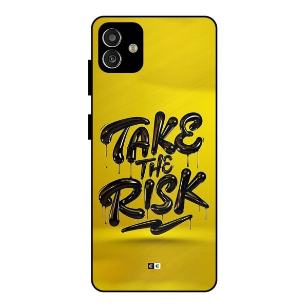 Take The Risk Metal Back Case for Galaxy M13 5G