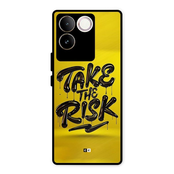 Take The Risk Metal Back Case for Vivo T2 Pro