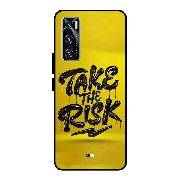 Take The Risk Metal Back Case for Vivo V20 SE