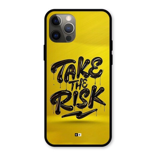 Take The Risk Metal Back Case for iPhone 12 Pro