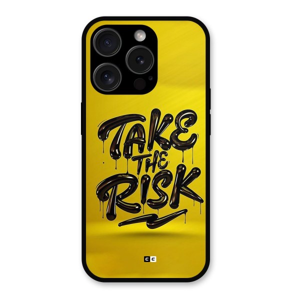 Take The Risk Metal Back Case for iPhone 15 Pro