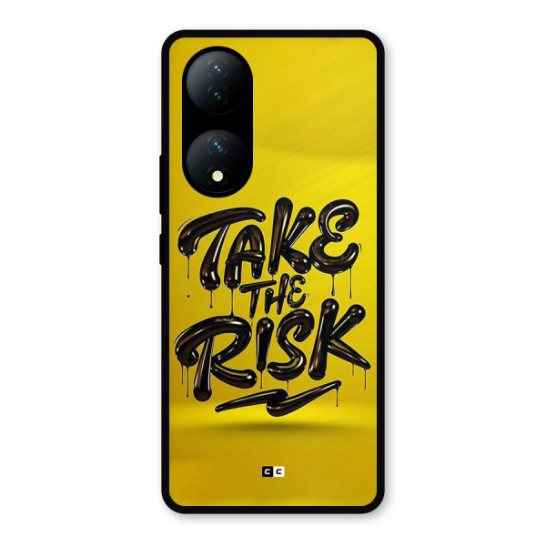 Take The Risk Metal Back Case for iQOO Z7s