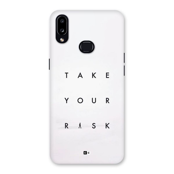 Take Your Risk Back Case for Galaxy A10s