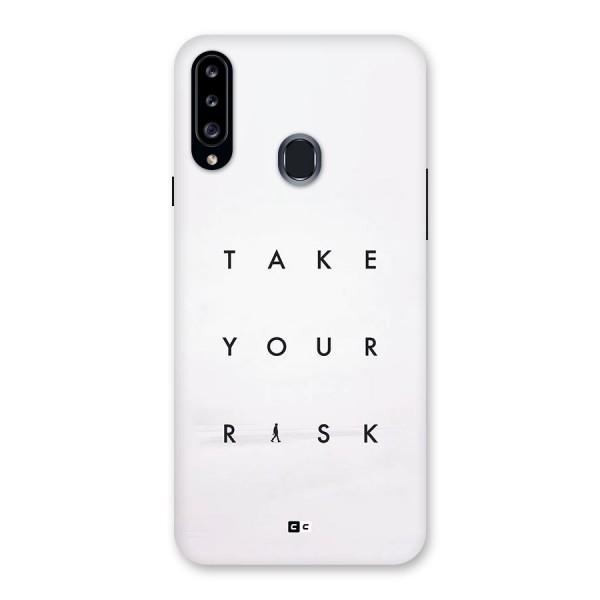 Take Your Risk Back Case for Galaxy A20s