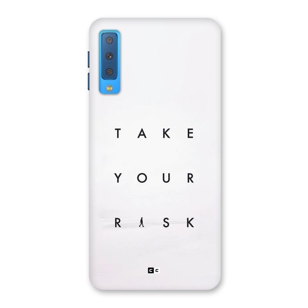 Take Your Risk Back Case for Galaxy A7 (2018)