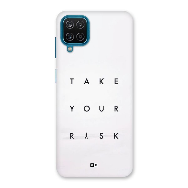 Take Your Risk Back Case for Galaxy F12