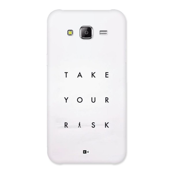 Take Your Risk Back Case for Galaxy J5