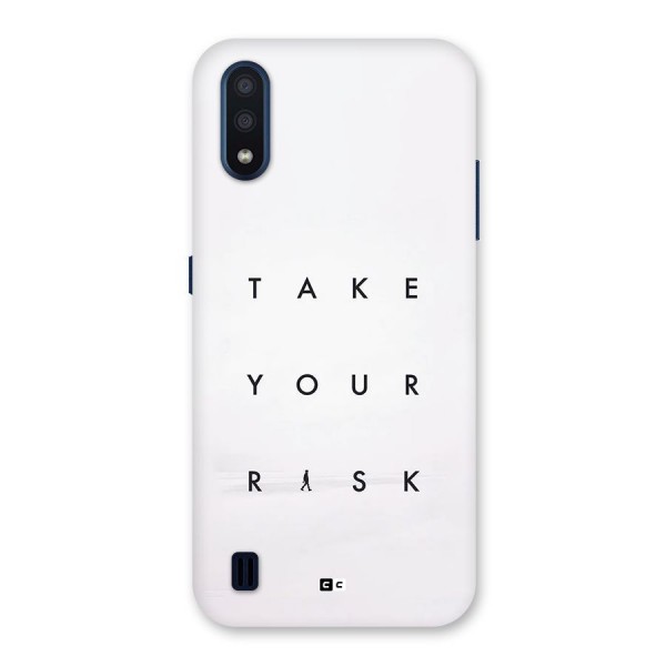 Take Your Risk Back Case for Galaxy M01