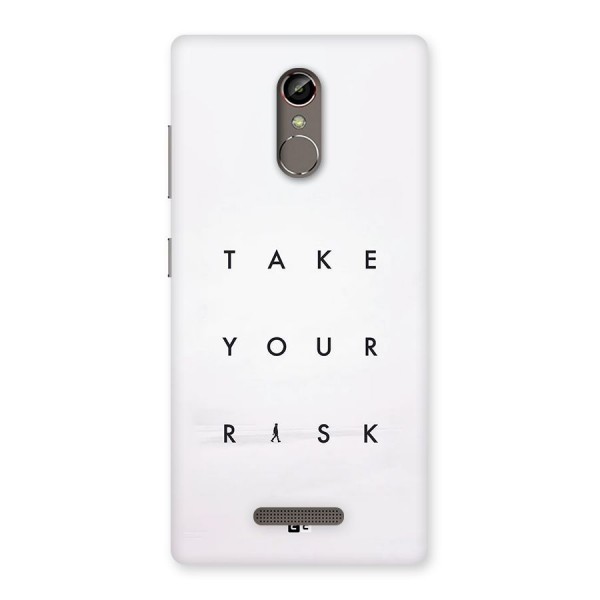 Take Your Risk Back Case for Gionee S6s