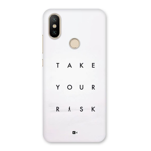 Take Your Risk Back Case for Mi A2