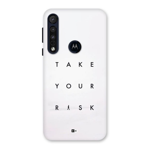 Take Your Risk Back Case for Motorola One Macro