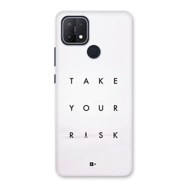 Take Your Risk Back Case for Oppo A15