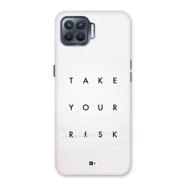 Take Your Risk Back Case for Oppo F17 Pro