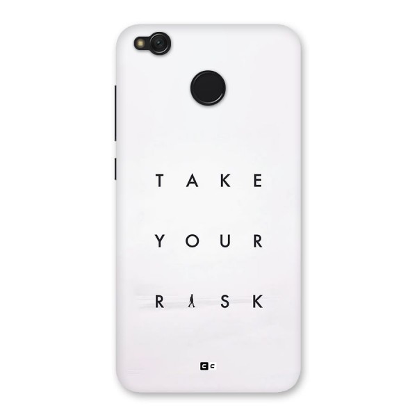 Take Your Risk Back Case for Redmi 4