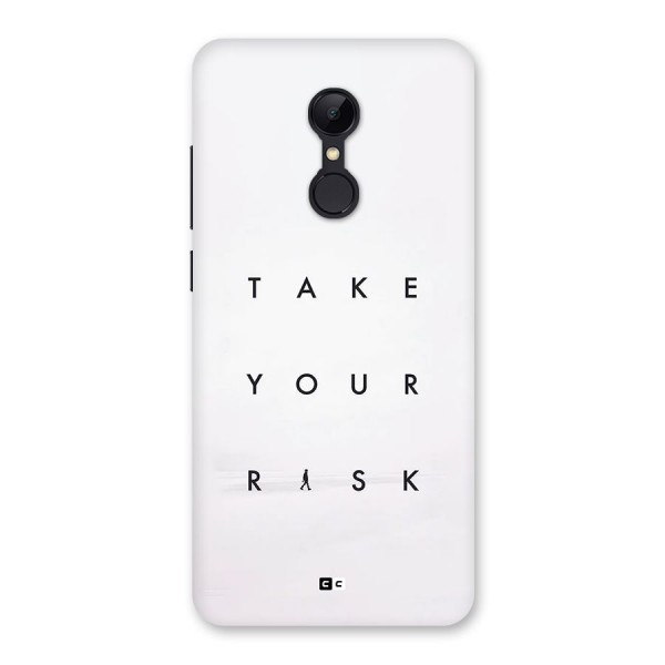 Take Your Risk Back Case for Redmi 5