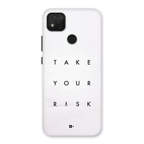 Take Your Risk Back Case for Redmi 9C