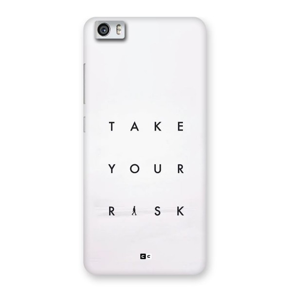 Take Your Risk Back Case for Redmi Mi 5