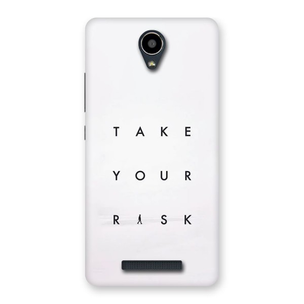 Take Your Risk Back Case for Redmi Note 2