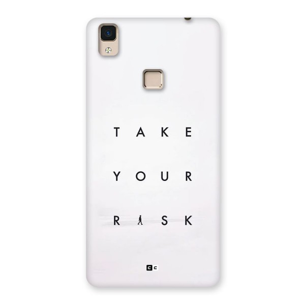 Take Your Risk Back Case for V3 Max