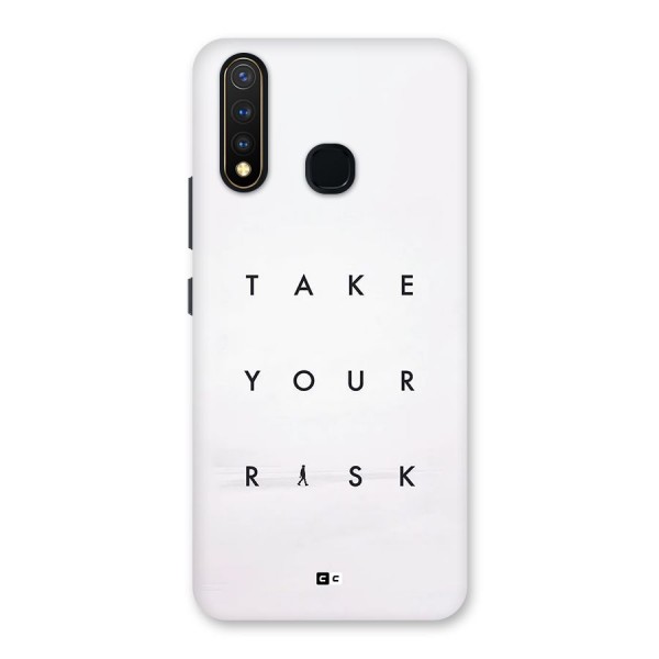 Take Your Risk Back Case for Vivo U20