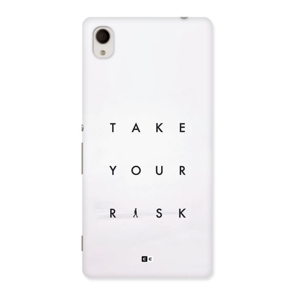 Take Your Risk Back Case for Xperia M4