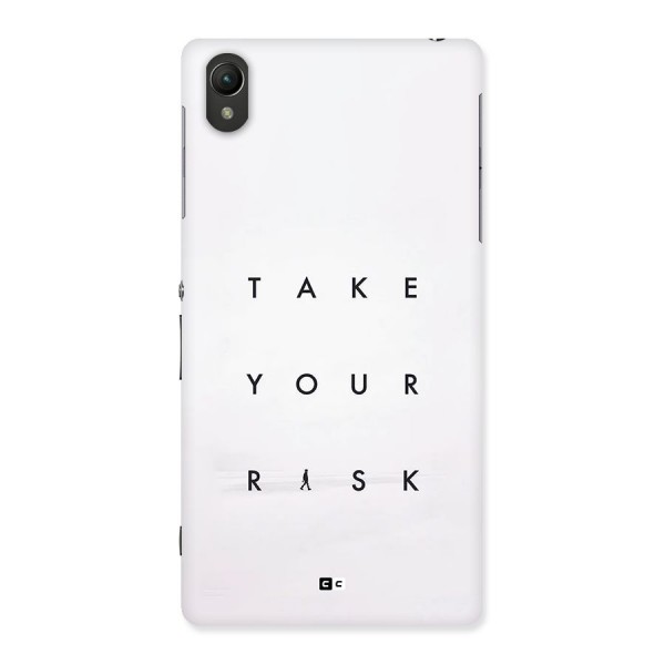 Take Your Risk Back Case for Xperia Z2