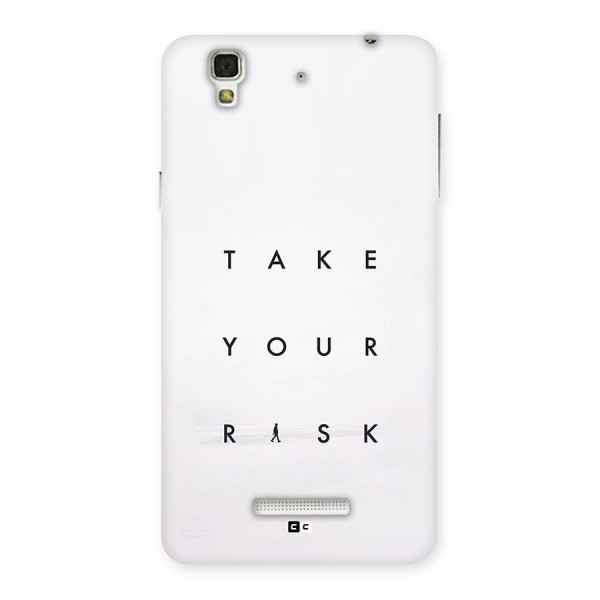 Take Your Risk Back Case for YU Yureka Plus