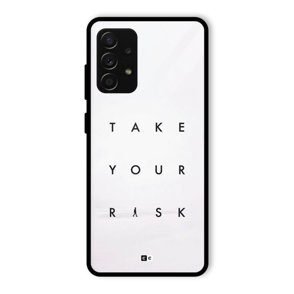 Take Your Risk Glass Back Case for Galaxy A53 5G