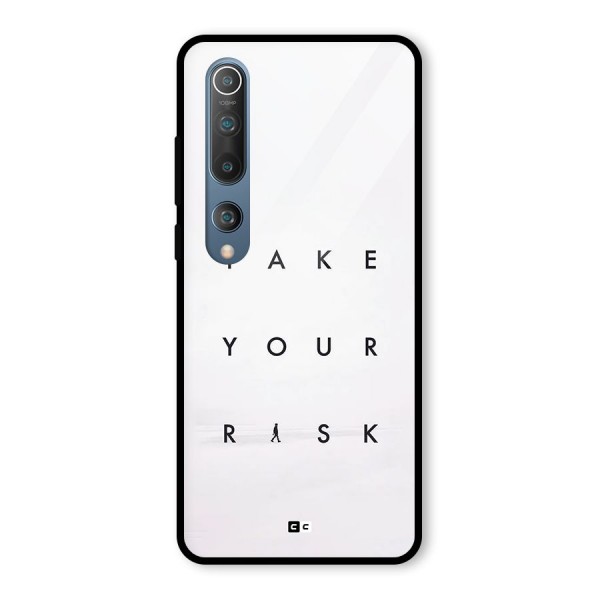 Take Your Risk Glass Back Case for Mi 10