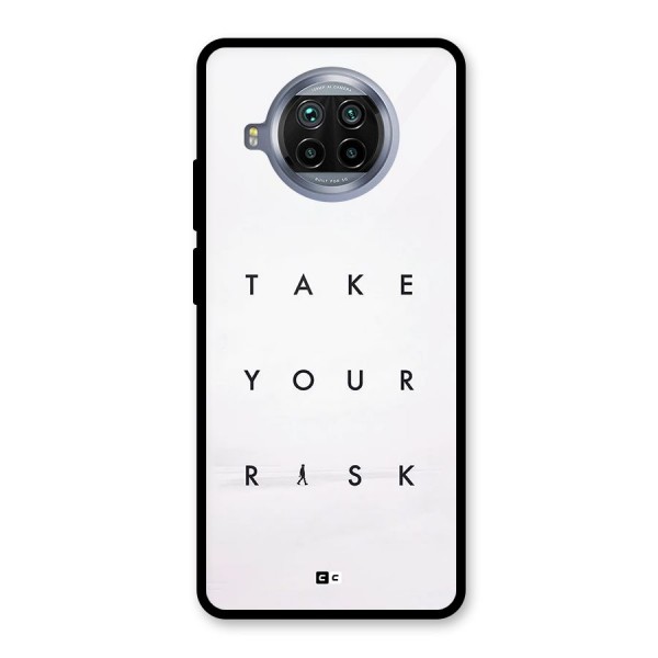 Take Your Risk Glass Back Case for Mi 10i