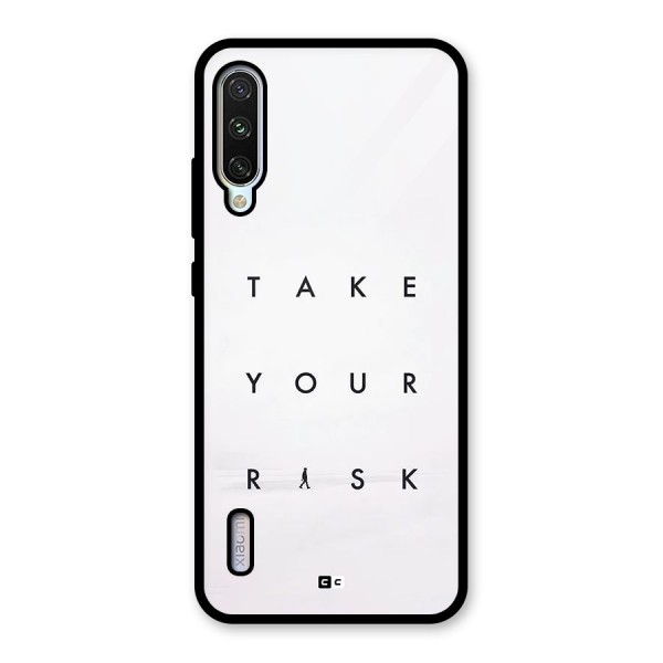 Take Your Risk Glass Back Case for Mi A3