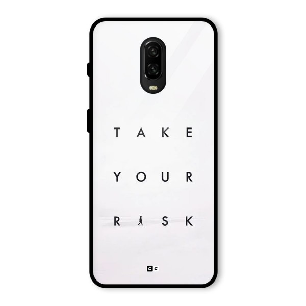 Take Your Risk Glass Back Case for OnePlus 6T