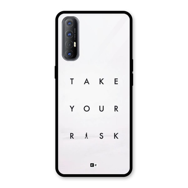 Take Your Risk Glass Back Case for Oppo Reno3 Pro