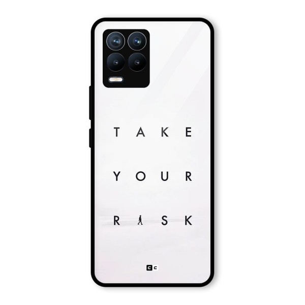 Take Your Risk Glass Back Case for Realme 8 Pro