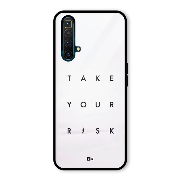 Take Your Risk Glass Back Case for Realme X3 SuperZoom