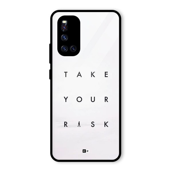 Take Your Risk Glass Back Case for Vivo V19