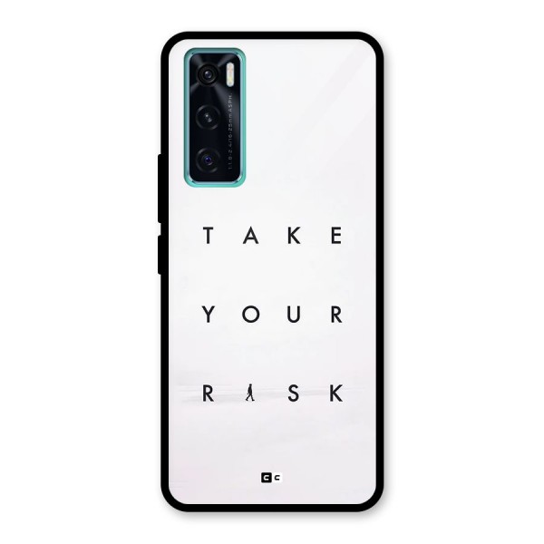 Take Your Risk Glass Back Case for Vivo V20 SE