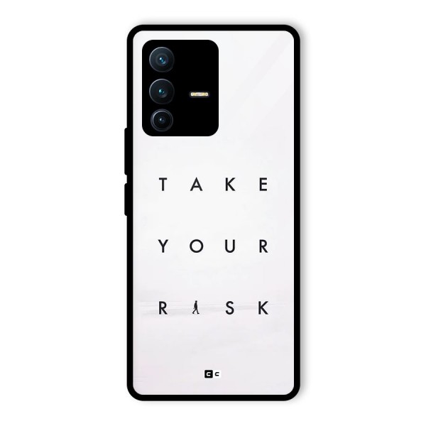 Take Your Risk Glass Back Case for Vivo V23 Pro