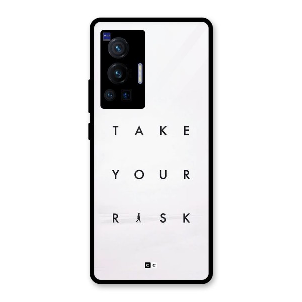 Take Your Risk Glass Back Case for Vivo X70 Pro