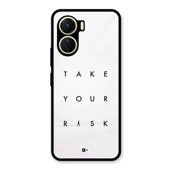 Take Your Risk Glass Back Case for Vivo Y56