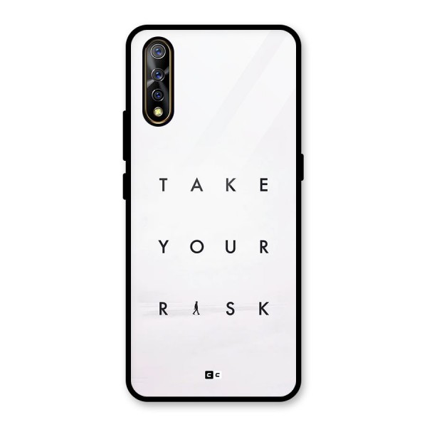 Take Your Risk Glass Back Case for Vivo Z1x