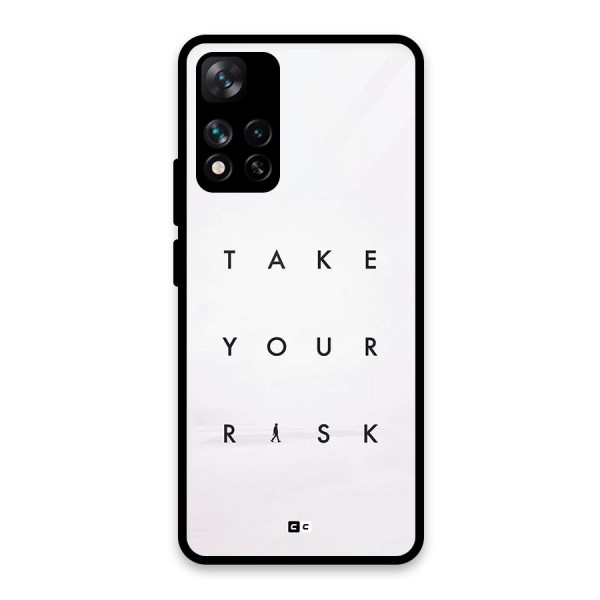 Take Your Risk Glass Back Case for Xiaomi 11i 5G