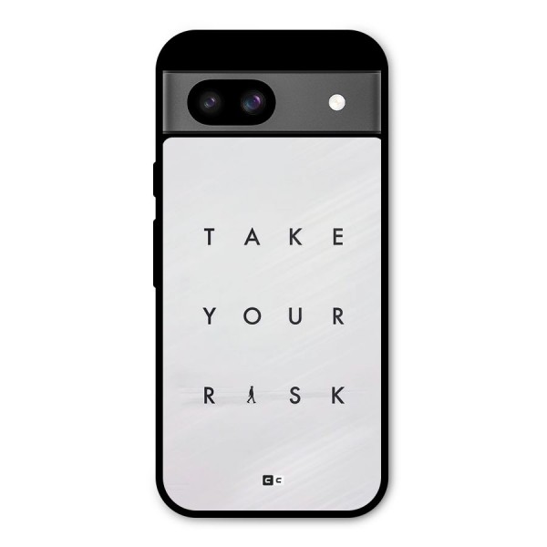 Take Your Risk Metal Back Case for Google Pixel 8a