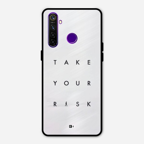 Take Your Risk Metal Back Case for Realme 5 Pro