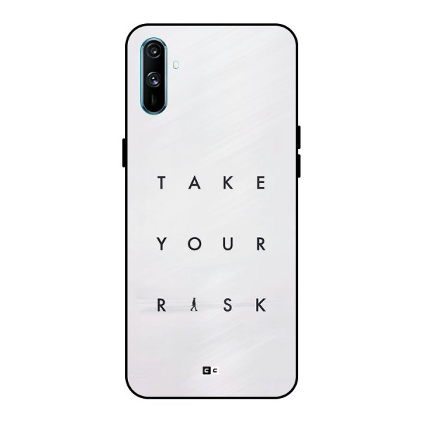 Take Your Risk Metal Back Case for Realme C3