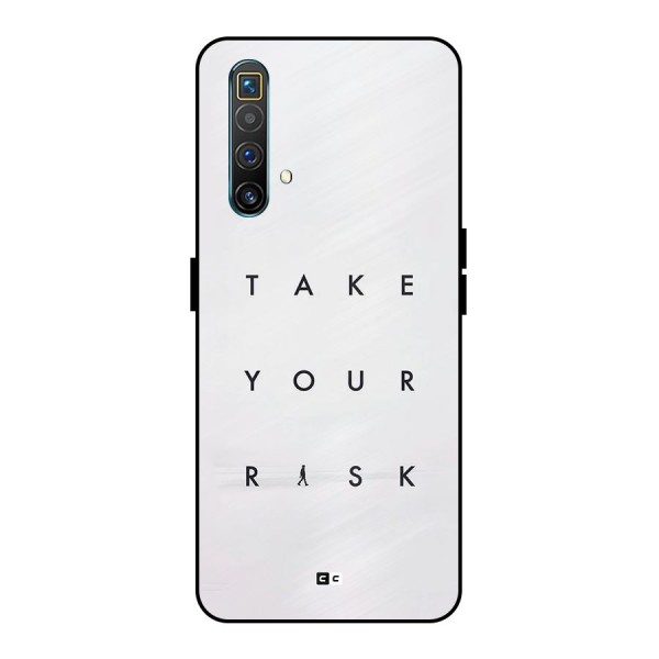 Take Your Risk Metal Back Case for Realme X3 SuperZoom