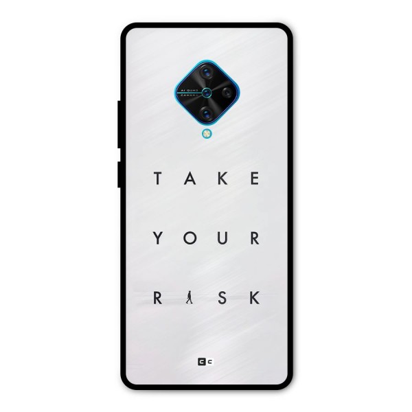 Take Your Risk Metal Back Case for Vivo S1 Pro