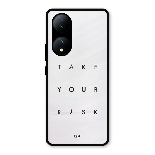 Take Your Risk Metal Back Case for Vivo T2