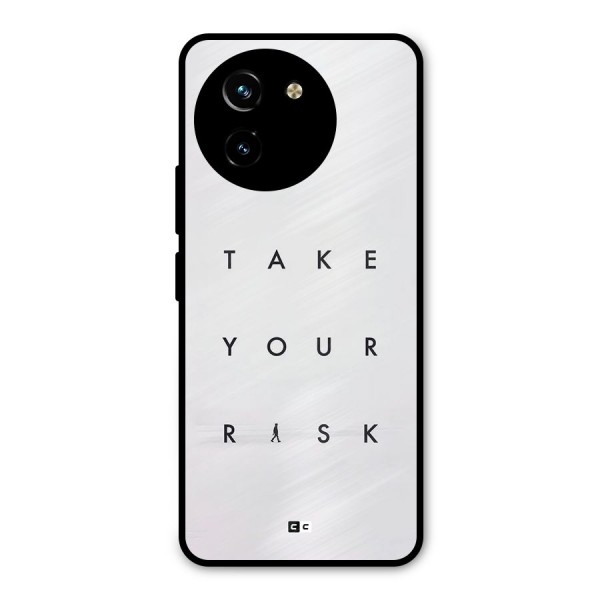 Take Your Risk Metal Back Case for Vivo T3x