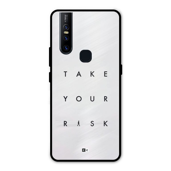 Take Your Risk Metal Back Case for Vivo V15